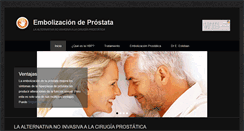Desktop Screenshot of embolizacionprostata.com